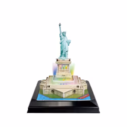 CubicFun Cubic Fun 3d Puzzel Statue of Liberty LED, 37 pièce(s), Bâtiments