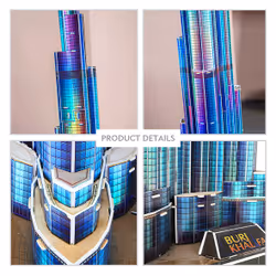 CubicFun Cubic Fun 3d Puzzel Burj Khalifa LED