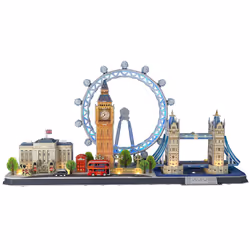 CubicFun 3d Puzzel City Line London LED, 107 pièce(s), Bâtiments, 10 an(s)