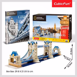 Van der Meulen 3d Puzzel NG The Tower Bridge, 120 pièce(s), Bâtiments, 10 an(s)