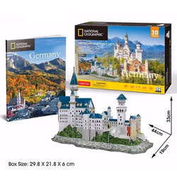 Van der Meulen 3d Puzzel NG Neuschwanstein Castle, 121 pièce(s), Bâtiments, 10 an(s)