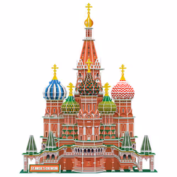 CubicFun ST. Basil’s Cathedral, 222 pièce(s), Bâtiments, 7 an(s)