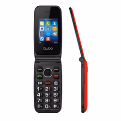 Qubo NEO NW, Clapet, Double SIM, 6,1 cm (2.4"), 0,3 MP, 800 mAh, Noir, Rouge