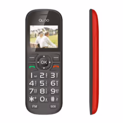 Qubo D-1803, Barre, 4,5 cm (1.77"), 800 mAh, Noir, Rouge