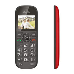 Qubo D-1803 4,5 cm (1.77") Noir, Rouge Téléphone pour seniors