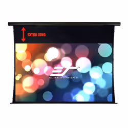Elite Screens Saker Tab Tension SKT150UHW2-E24, Motorisée, 3,81 m (150"), 3,32 m, 186,9 cm, 16:9, Blanc