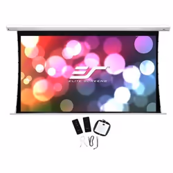 Elite Screens Saker Tension AcousticPro UHD, Motorisée, 2,54 m (100"), 2,21 m, 124,5 cm, 16:9, Blanc