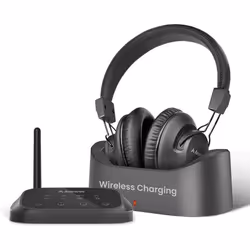 Avantree HT5009 Plus - Casque TV sans Fil Bluetooth 5.3 pour Télévision avec Émetteur Station de Charge