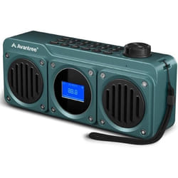 Enceinte Bluetooth Avantree Boombyte - Radio FM PortableDeux Haut-parleurs 14WVolume élevéSon stéréoBleu