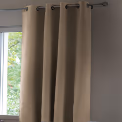 Rideau Occultant 140x180 cm Doublure polaire Polyester Lin