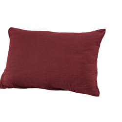 Planete Discount PD15605 Taie d'oreiller Bordeaux 50 x 70 cm Coton