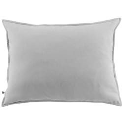 Planete Discount PD15616 Taie d'oreiller Gris, Rouge 50 x 70 cm Coton