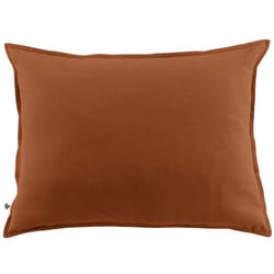 Planete Discount PD15627 Taie d'oreiller Orange 50 x 70 cm Coton