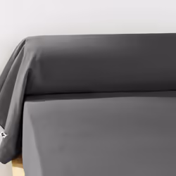 Planete Discount PD15614, Anthracite, Coton, 170 g/m², Lavage en machine, 40 °C, 85 x 185 cm