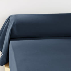 Planete Discount PD15625 Taie d'oreiller Bleu 85 x 185 cm Coton
