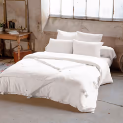 Planete Discount PD15654 Taie d'oreiller Blanc 60 x 60 cm Coton