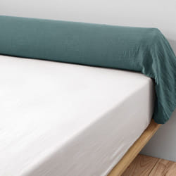Planete Discount PD15647 Taie d'oreiller Bleu 85 x 185 cm Coton