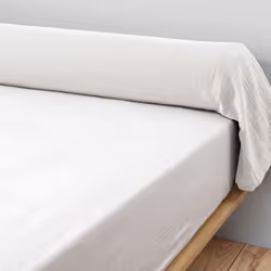 Planete Discount PD15655, Blanc, Coton, 125 g/m², Lavage en machine, 40 °C, 85 x 185 cm