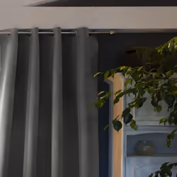Rideau Occultant 140x260 cm Polyester Anthracite