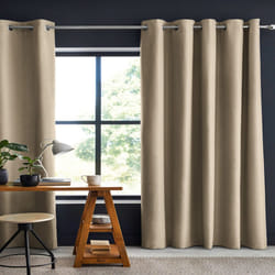 Rideau Occultant 180x260 cm Polyester lin