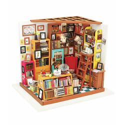 RoboTime DG102 maison miniature et coin livre DIY Maison miniature bricolée