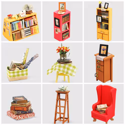 RoboTime DG102 maison miniature et coin livre DIY Maison miniature bricolée - Vue supplémentaire 5