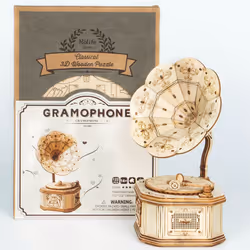 ROBOTIME Gramophone Puzzle 3D 122 pièce(s) Musique