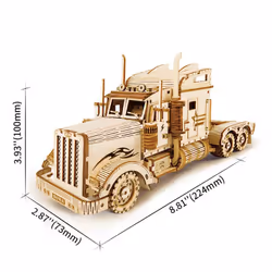 ROBOTIME Heavy Truck Lastwagen Puzzle 3D 286 pièce(s) Autres - Vue supplémentaire 6
