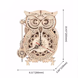 ROBOTIME LK503 puzzle Puzzle 3D 118 pièce(s) Animaux - Vue supplémentaire 4