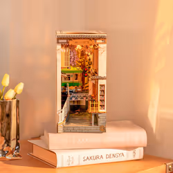 RoboTime TGB01 maison miniature et coin livre DIY DIY book nook