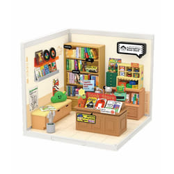 RoboTime DW004 maison miniature et coin livre DIY Maison miniature bricolée