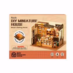 RoboTime DG161 maison miniature et coin livre DIY Maison miniature bricolée - Vue supplémentaire 4