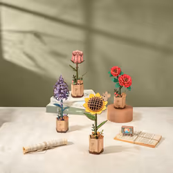 ROBOTIME Red Camellia Puzzle 3D 113 pièce(s) Flora