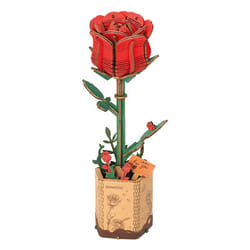 ROBOTIME Red Rose Puzzle 3D 106 pièce(s) Flora