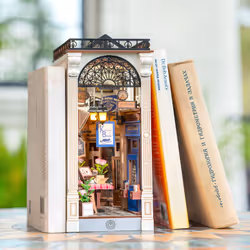 ROBOTIME TGB10 maison miniature et coin livre DIY Coin livres DIY