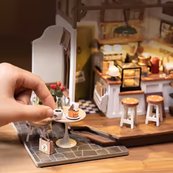 RoboTime DG162 maison miniature et coin livre DIY Maison miniature bricolée - Vue supplémentaire 6