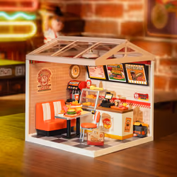 ROBOTIME Yum Yum Burgers Maison miniature bricolée