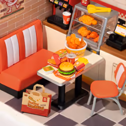 ROBOTIME Yum Yum Burgers Maison miniature bricolée - Vue supplémentaire 4