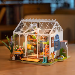 RoboTime DG163 maison miniature et coin livre DIY DIY miniature house - Vue supplémentaire 12