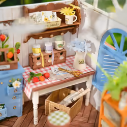 RoboTime DG163 maison miniature et coin livre DIY DIY miniature house - Vue supplémentaire 13