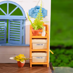 RoboTime DG163 maison miniature et coin livre DIY DIY miniature house - Vue supplémentaire 5