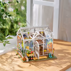 RoboTime DG163 maison miniature et coin livre DIY DIY miniature house - Vue supplémentaire 7