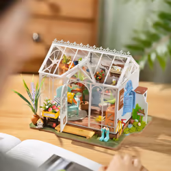 RoboTime DG163 maison miniature et coin livre DIY DIY miniature house - Vue supplémentaire 8