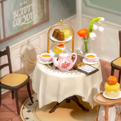ROBOTIME Sweet Sips Tea Maison miniature bricolée - Vue supplémentaire 4