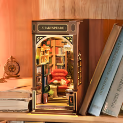 RoboTime TGB07 maison miniature et coin livre DIY DIY book nook