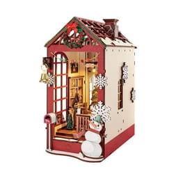 Serre Livre - Robotime - Christmas indoor - Maquette en bois - LED - Décoration de Noël