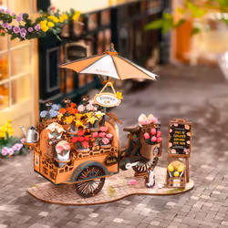 ROBOTIME Blossom Cart Puzzle 3D 187 pièce(s) Ville - Vue supplémentaire 2