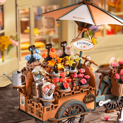 ROBOTIME Blossom Cart Puzzle 3D 187 pièce(s) Ville - Vue supplémentaire 4