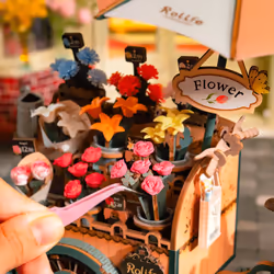 ROBOTIME Blossom Cart Puzzle 3D 187 pièce(s) Ville - Vue supplémentaire 5