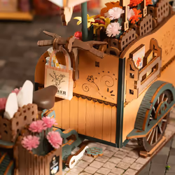 ROBOTIME Blossom Cart Puzzle 3D 187 pièce(s) Ville - Vue supplémentaire 6